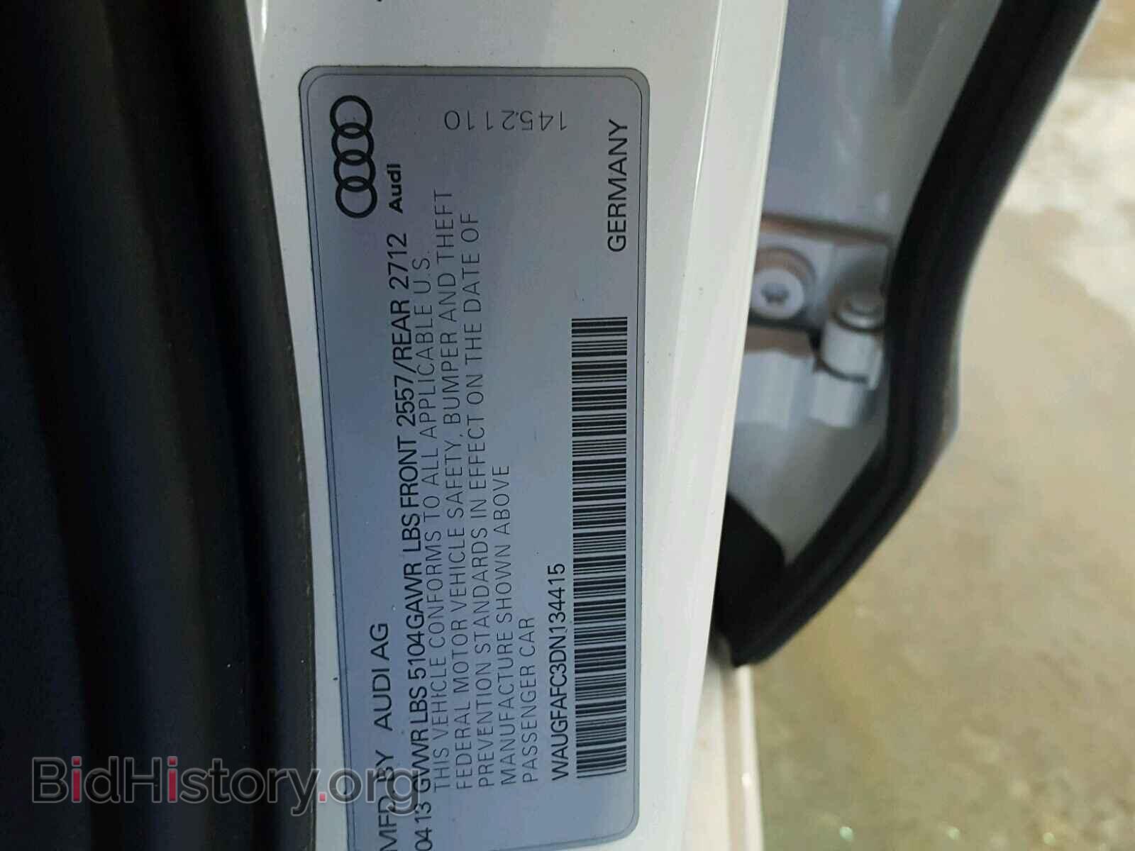 2013 AUDI A6 - VIN: WAUGFAFC3DN134415 - Photo 10