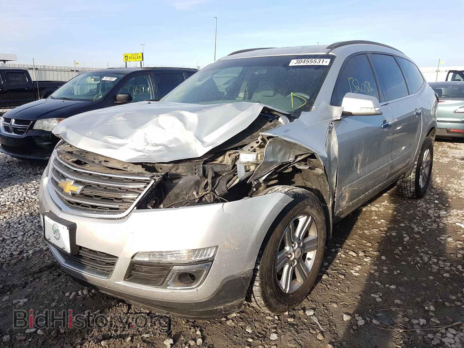 2014 CHEVROLET TRAVERSE - VIN: 1GNKRGKD7EJ137565 - Фото 2