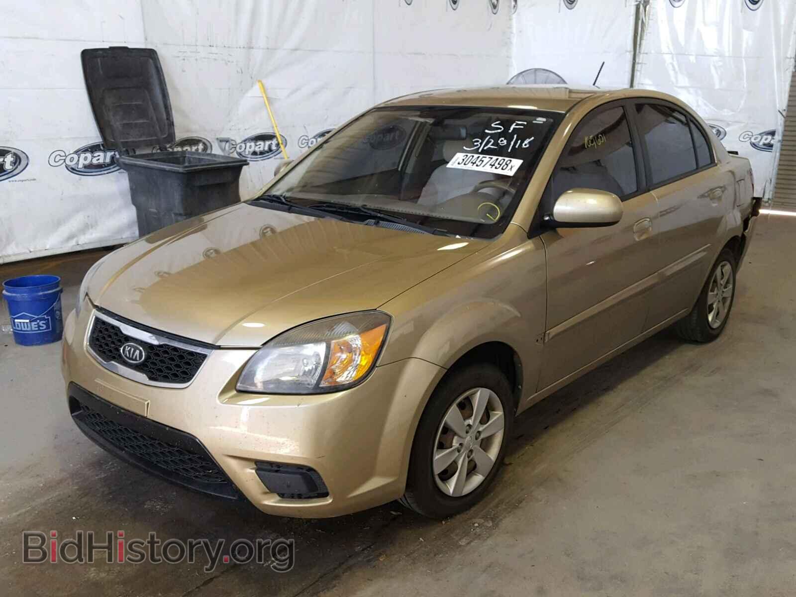 2011 KIA RIO BASE - VIN: KNADH4A32B6730144 - Фото 2