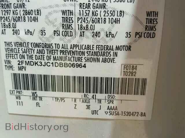 2013 FORD EDGE - VIN: 2FMDK3JC1DBB06964 - Photo 10