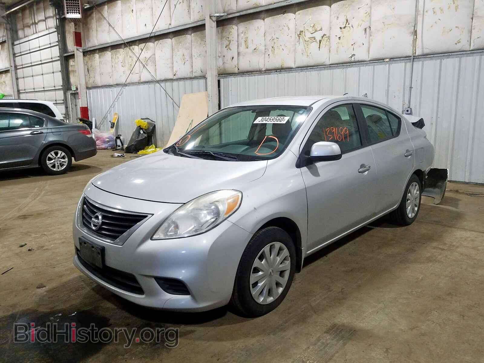 2012 NISSAN VERSA - VIN: 3N1CN7AP1CL932107 - Фото 2