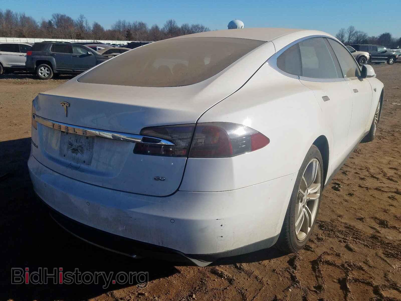 2014 TESLA MODEL S - VIN: 5YJSA1S13EFP36070 - Photo 4