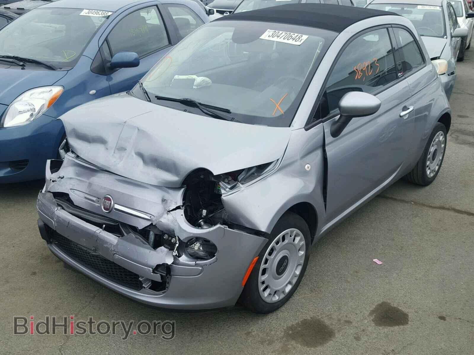 2015 FIAT 500 - VIN: 3C3CFFDR2FT555880 - Фото 2