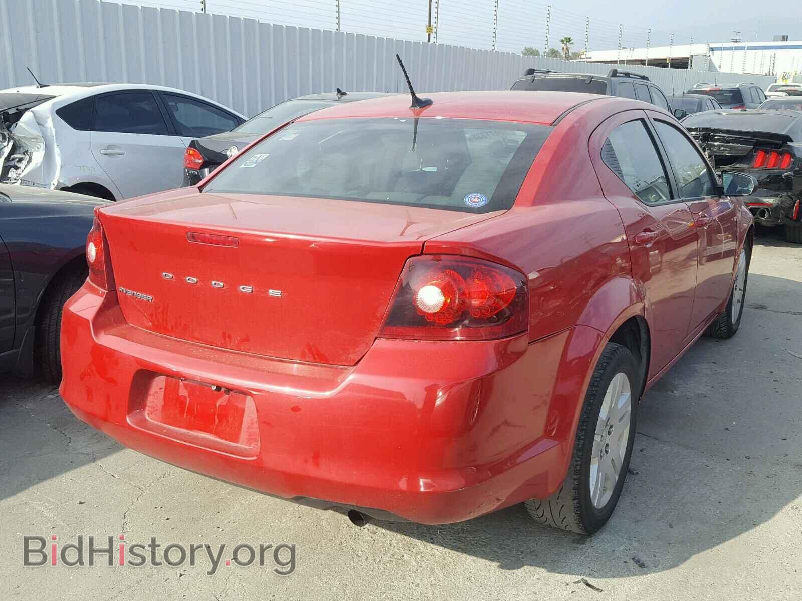 2014 DODGE AVENGER - VIN: 1C3CDZAB0EN143583 - Фото 4