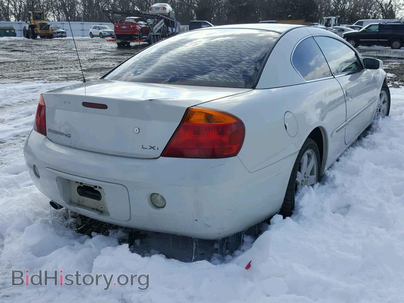 2001 CHRYSLER SEBRING - VIN: 4C3AG52H81E078436 - Фото 4