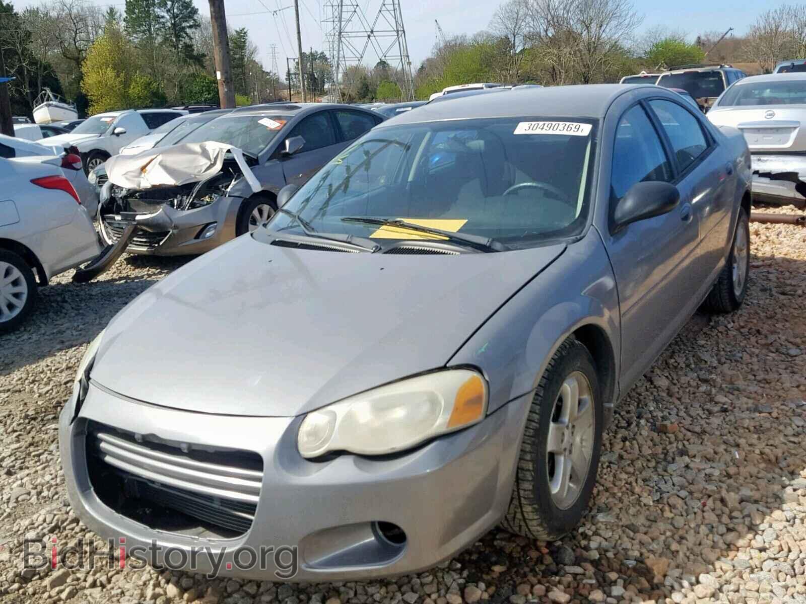 2004 CHRYSLER SEBRING - VIN: 1C3EL46X24N277478 - Фото 2