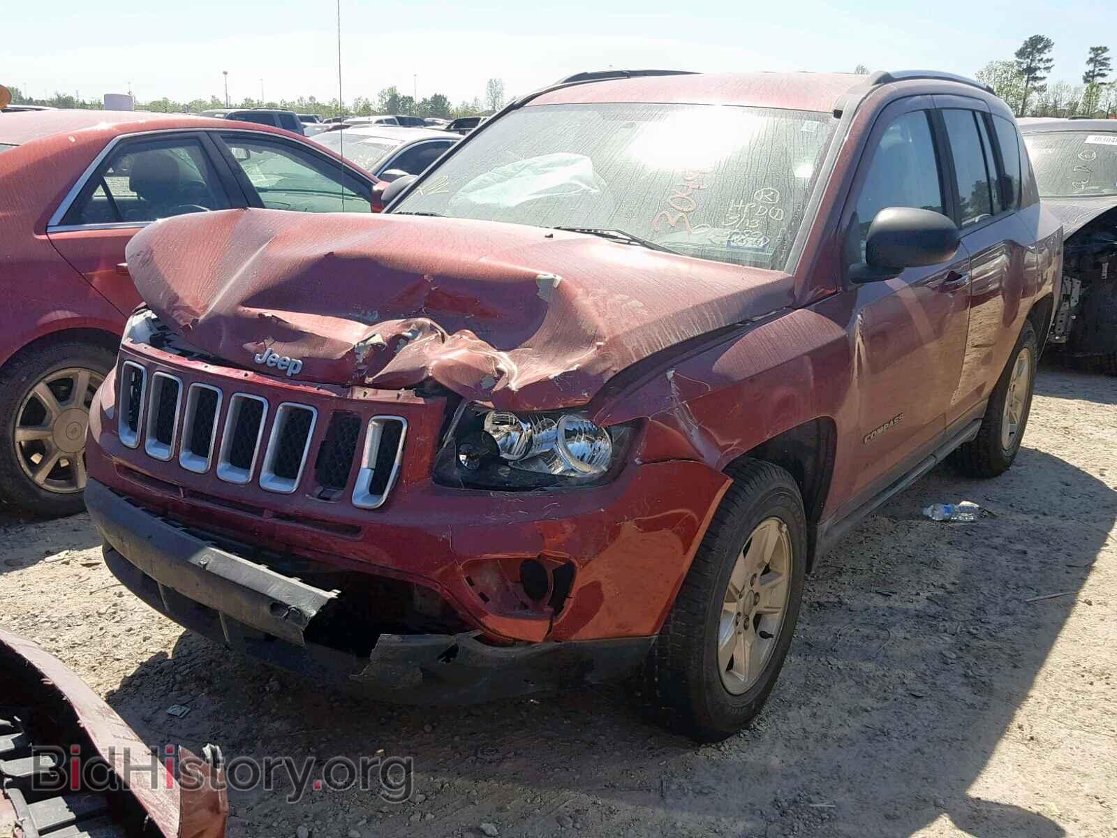 2014 JEEP COMPASS SP - VIN: 1C4NJCBA5ED731629 - Фото 2