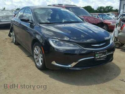 2015 Chrysler 200 200 Limite, черный — VIN 1C3CCCAB2FN659106, Copart