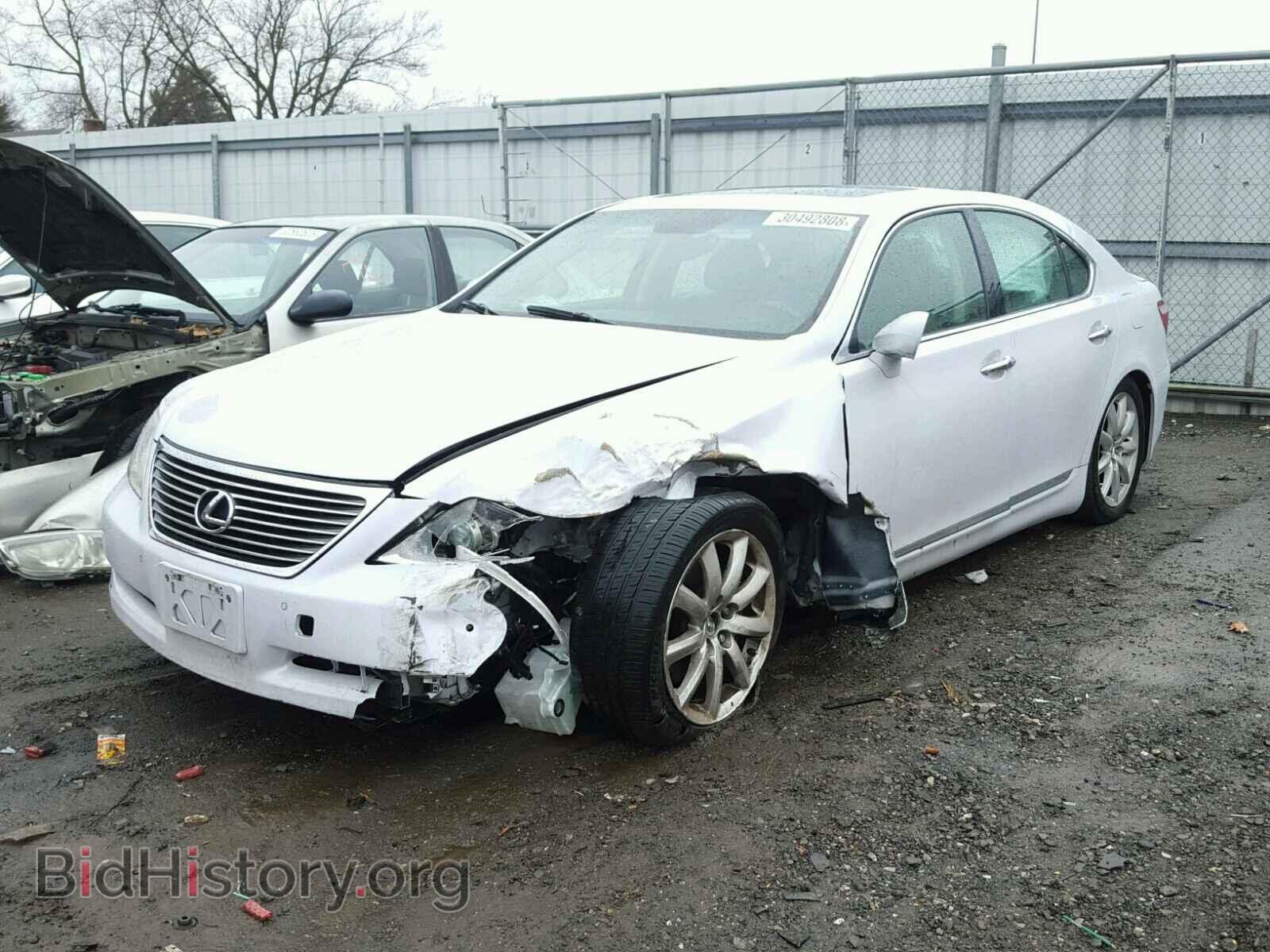 2008 LEXUS LS460 - VIN: JTHBL46FX85054101 - Фото 2