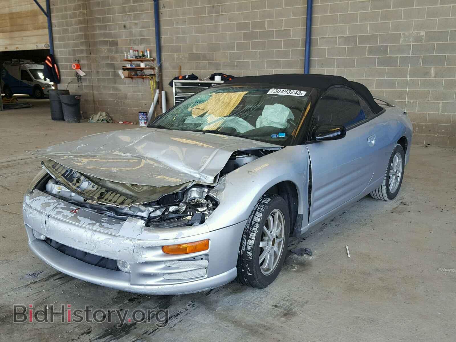 2001 MITSUBISHI ECLIPSE - VIN: 4A3AE35G11E006176 - Фото 2