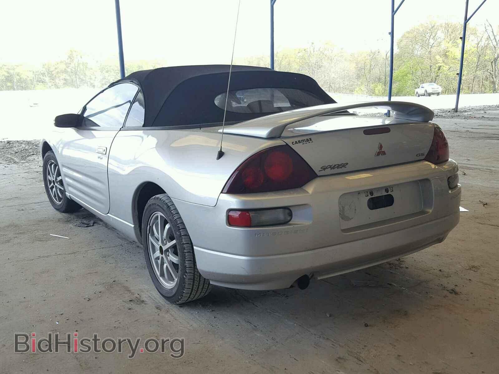 2001 MITSUBISHI ECLIPSE - VIN: 4A3AE35G11E006176 - Фото 3