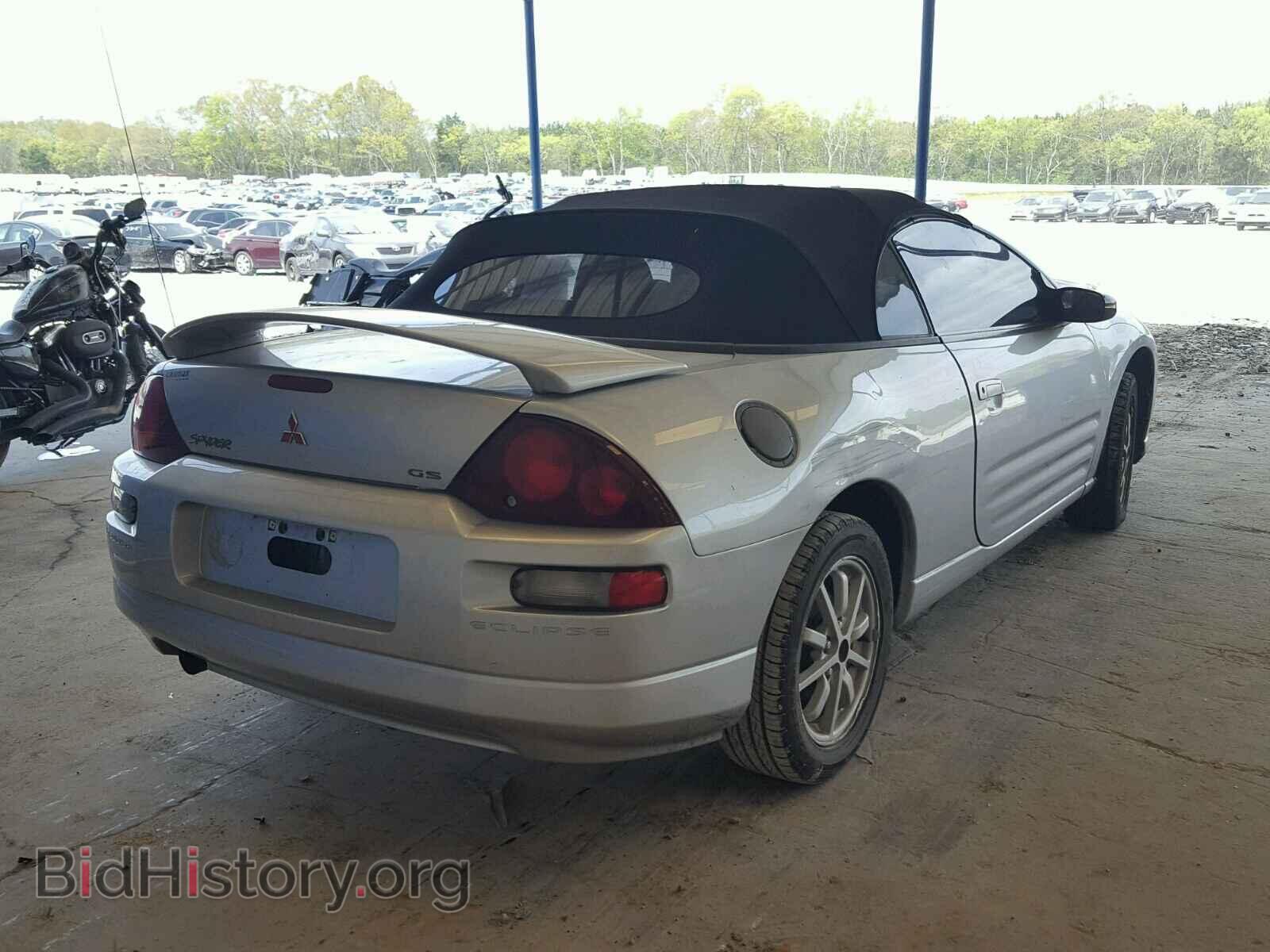 2001 MITSUBISHI ECLIPSE - VIN: 4A3AE35G11E006176 - Фото 4