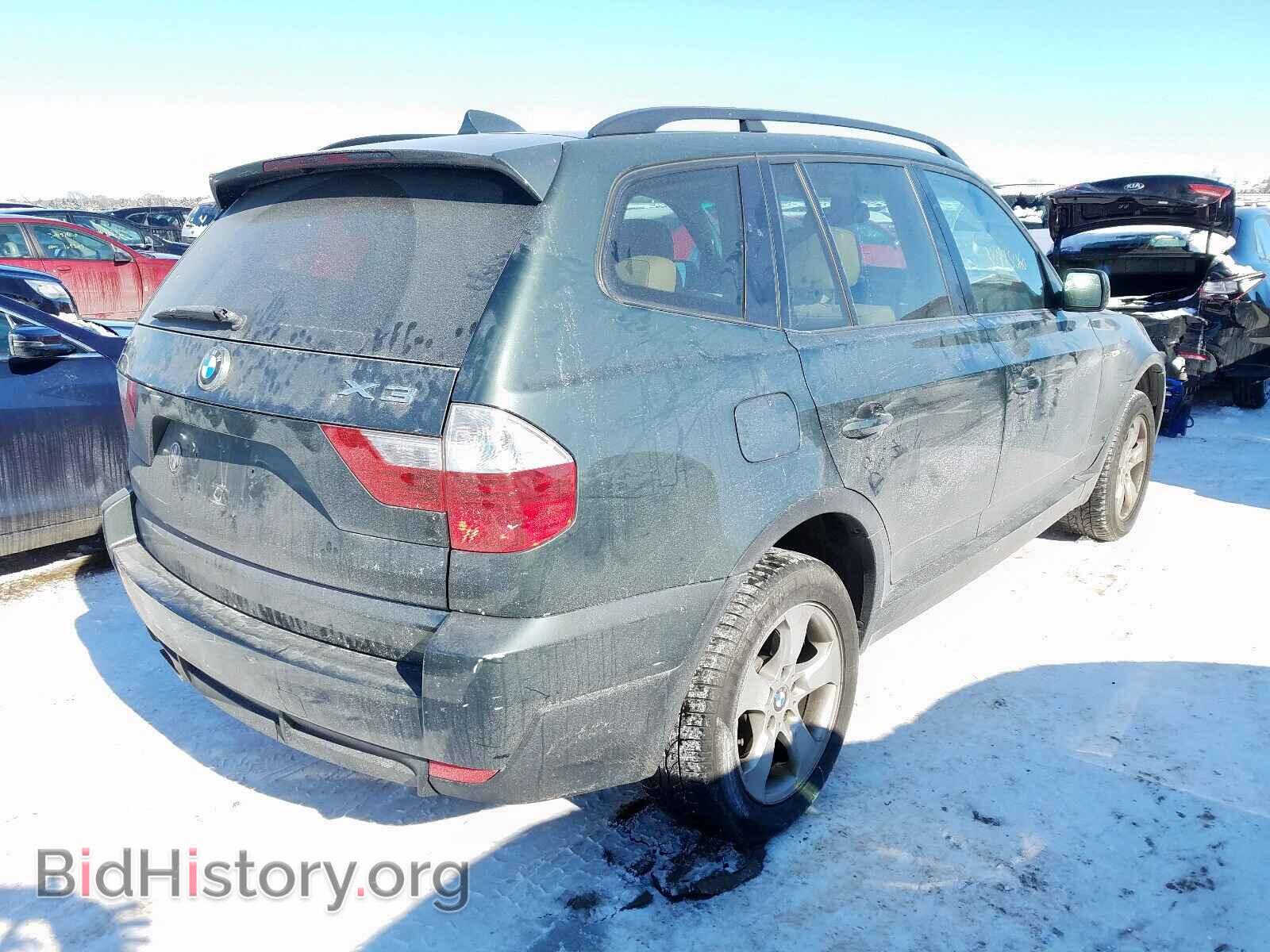 2007 BMW X3 - VIN: WBXPC93487WF17536 - Фото 4