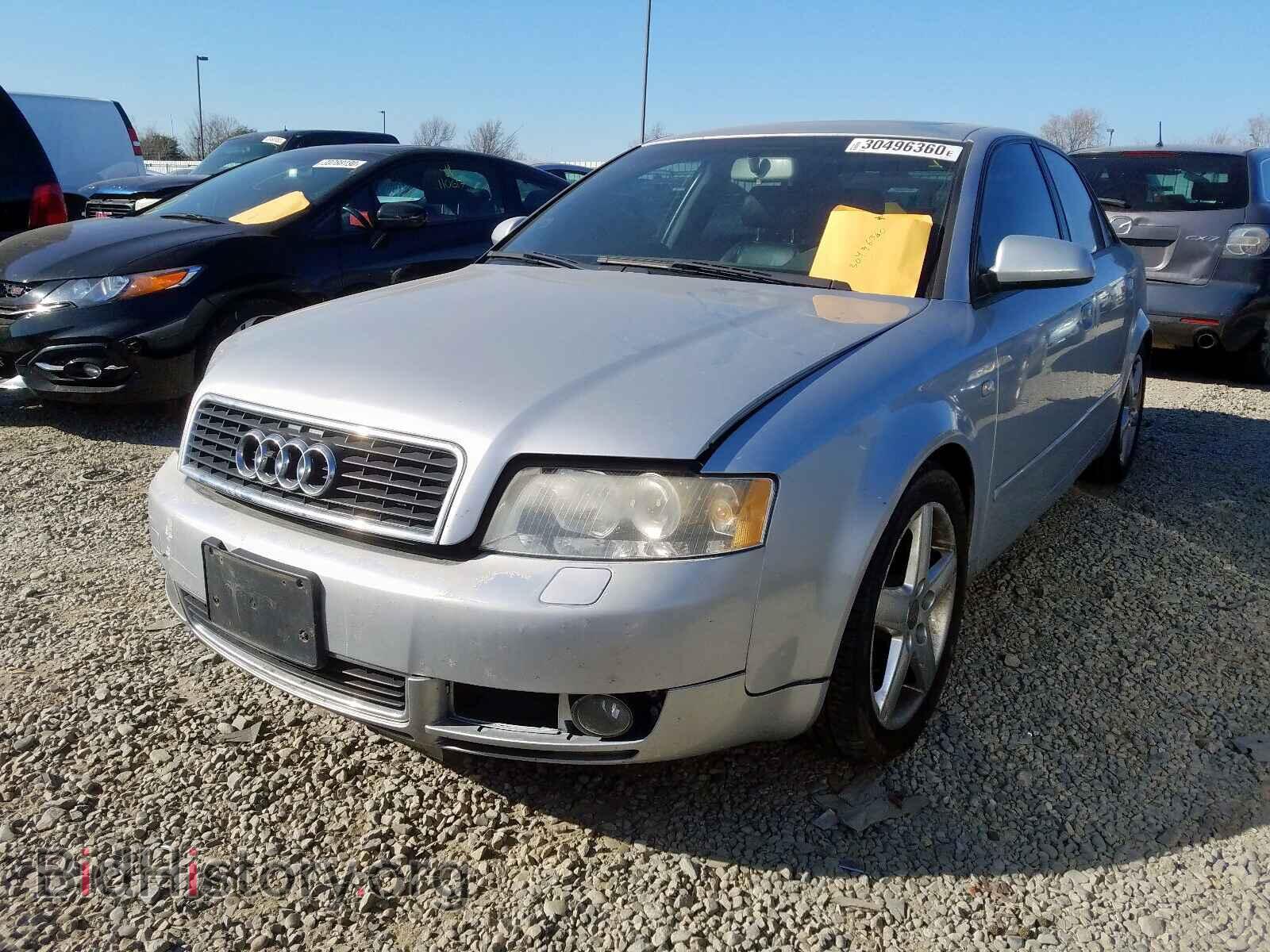 2005 AUDI A4 - VIN: WAULC68E65A009033 - Фото 2