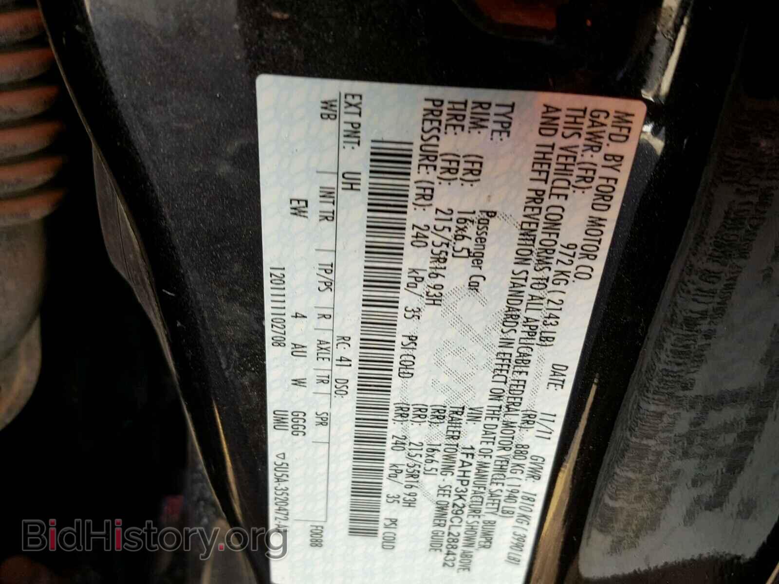 2012 FORD FOCUS - VIN: 1FAHP3K29CL288432 - Photo 10