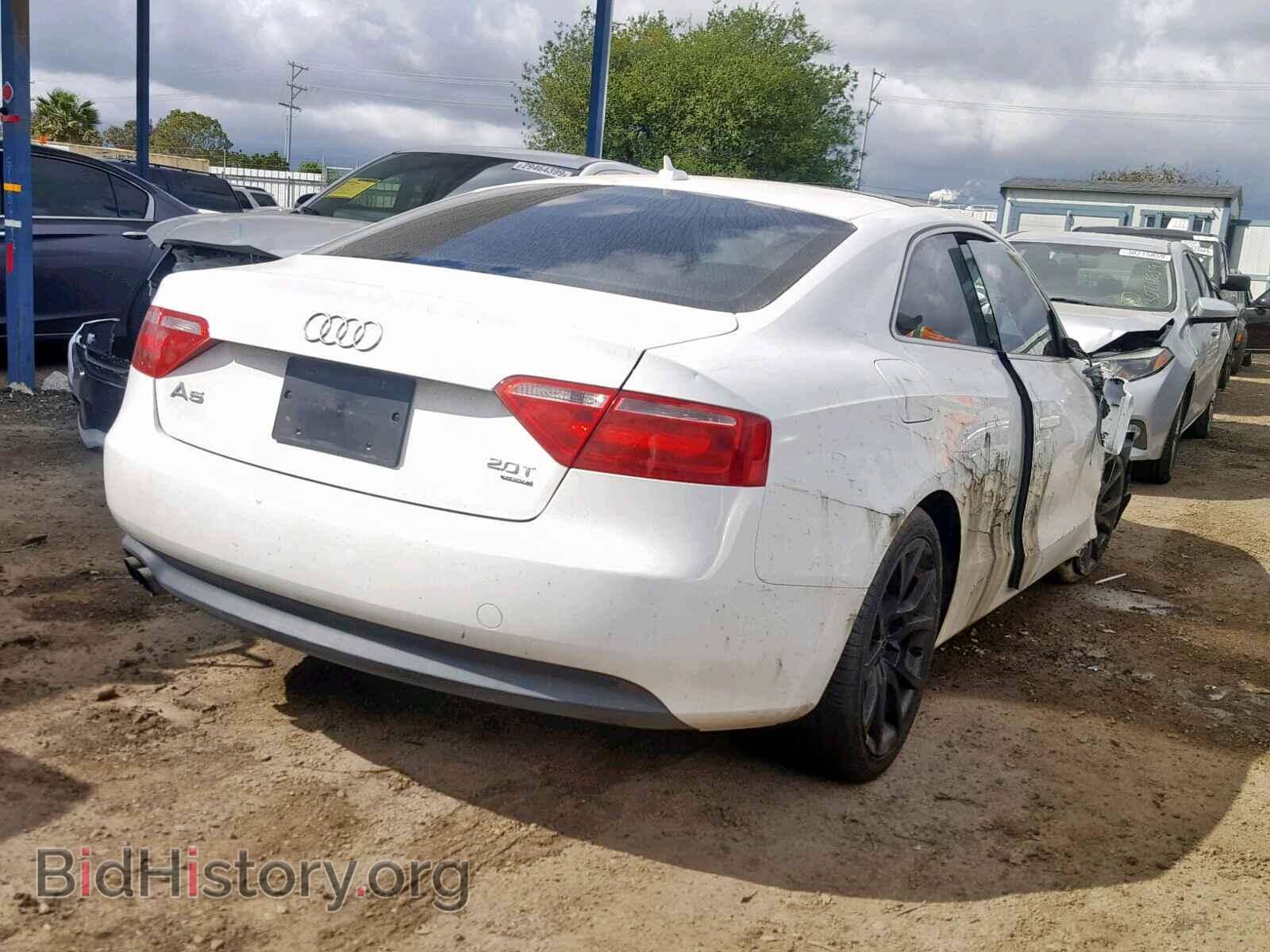 2012 AUDI A5 PREMIUM - VIN: WAUCFAFR0CA004018 - Photo 4
