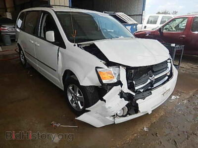 2010 Dodge CARAVAN Grand Cara, white — VIN 2D4RN5D12AR201580, Copart