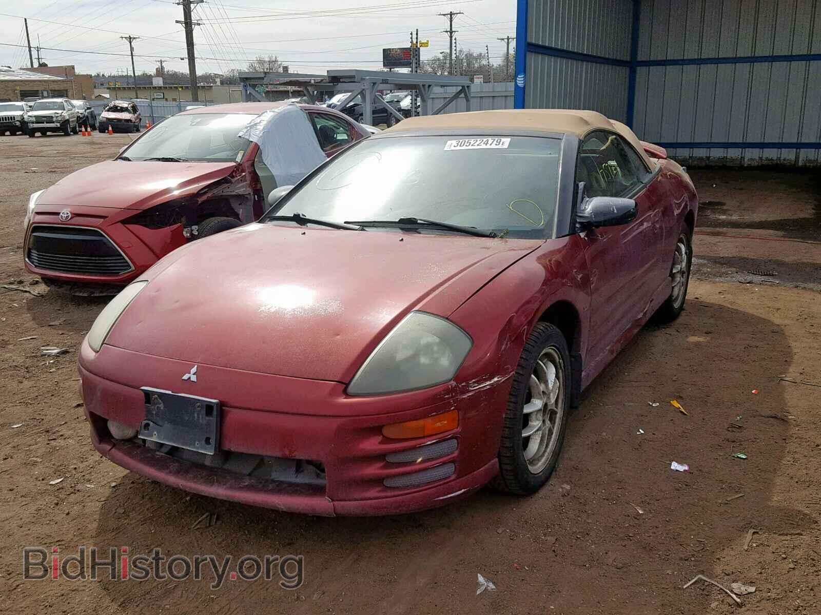 2002 MITSUBISHI ECLIPSE - VIN: 4A3AE85H02E025664 - Фото 2
