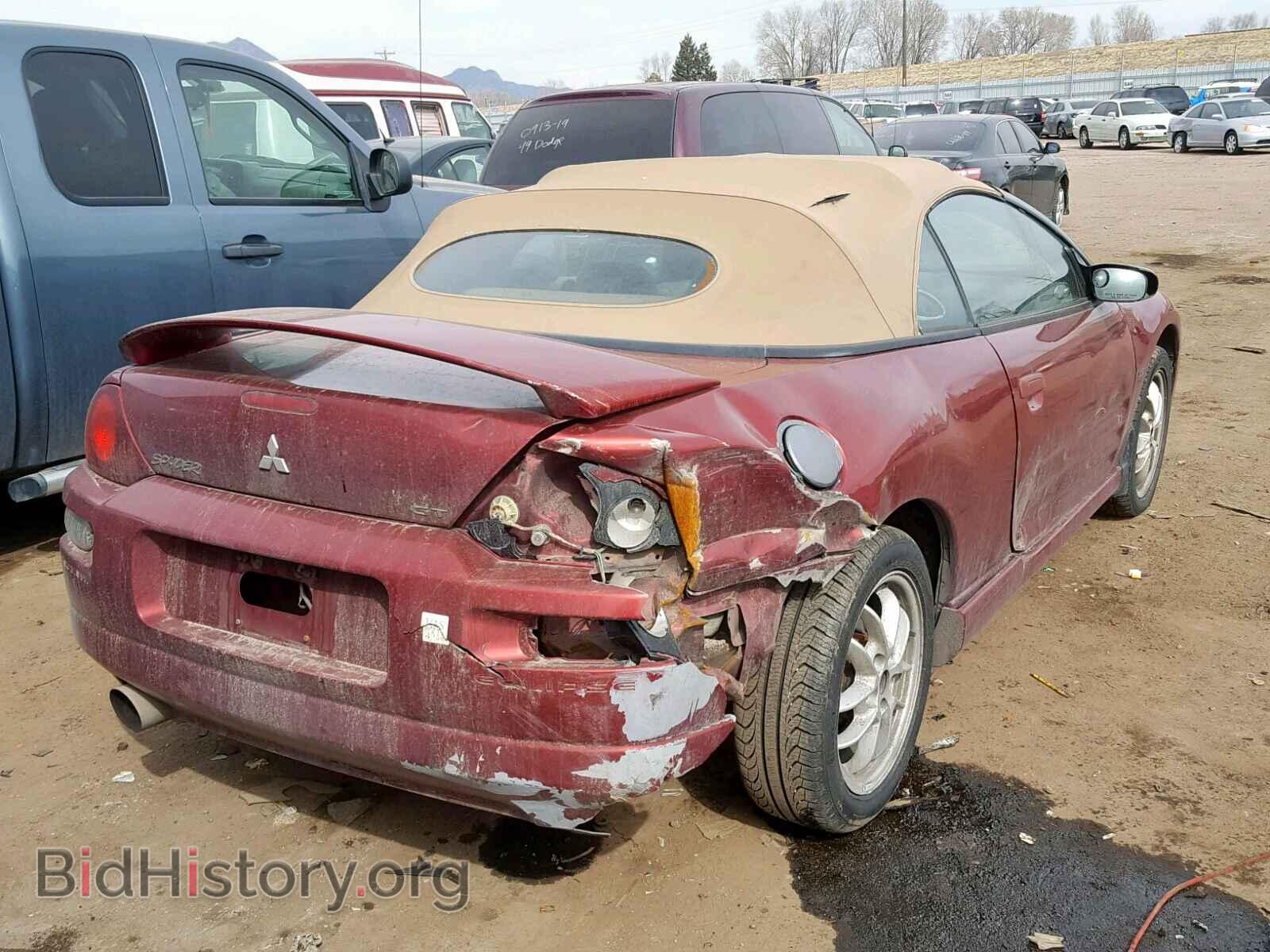 2002 MITSUBISHI ECLIPSE - VIN: 4A3AE85H02E025664 - Фото 4