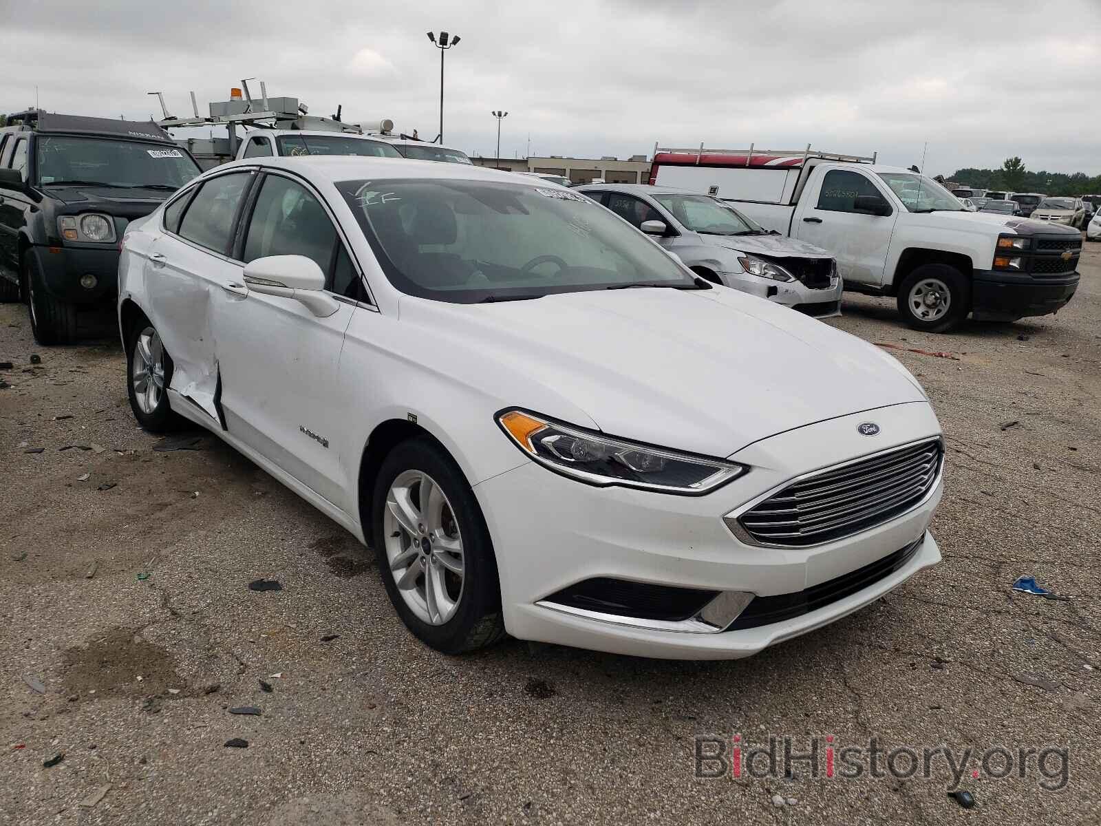 Photo 3FA6P0LU6JR172092 - FORD FUSION 2018