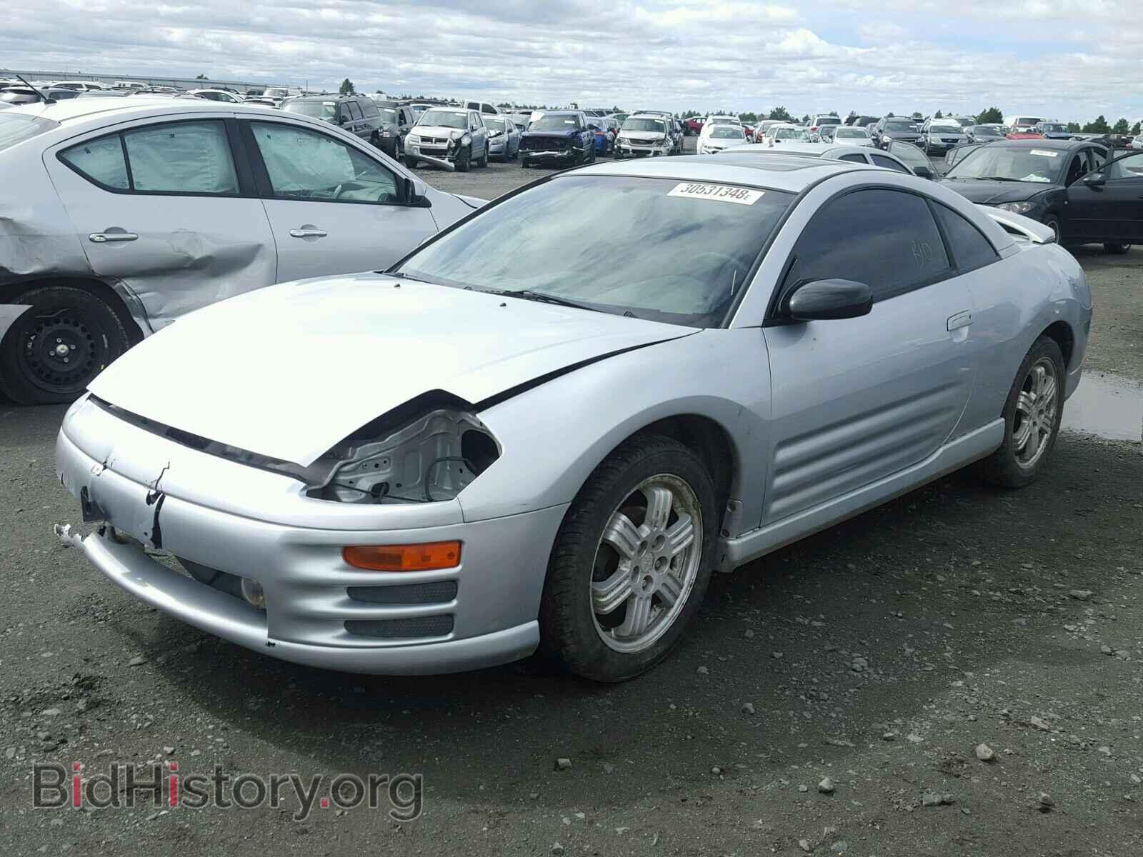 2001 MITSUBISHI ECLIPSE - VIN: 4A3AC84H61E057847 - Фото 2