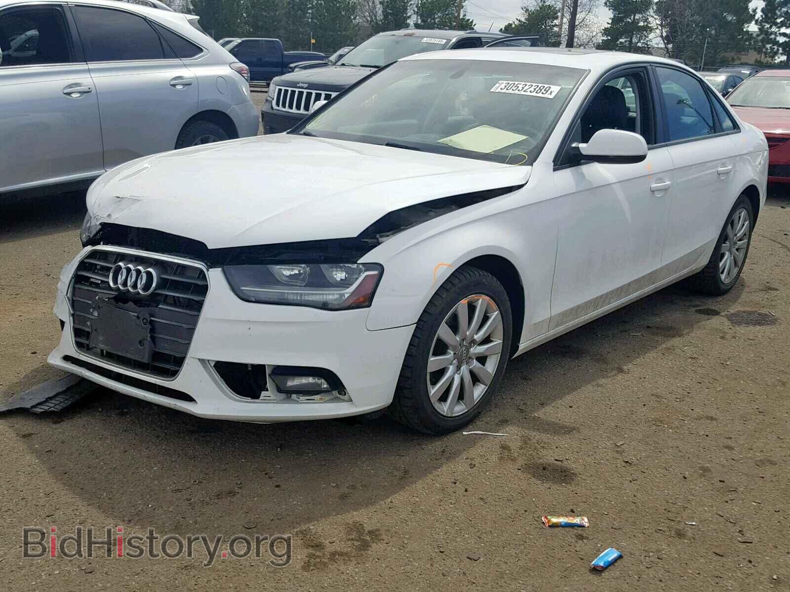2013 AUDI A4 - VIN: WAUBFAFL4DA155713 - Фото 2