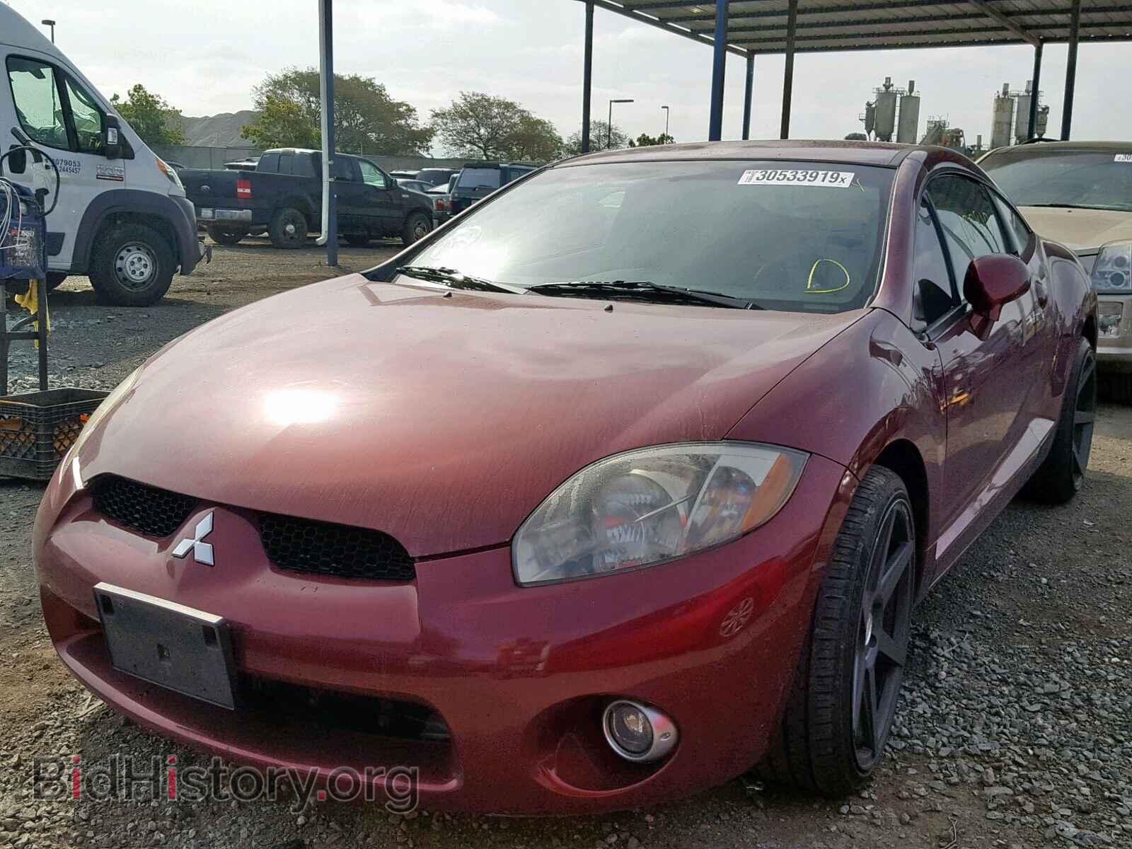 2006 MITSUBISHI ECLIPSE - VIN: 4A3AK34T46E005599 - Фото 2