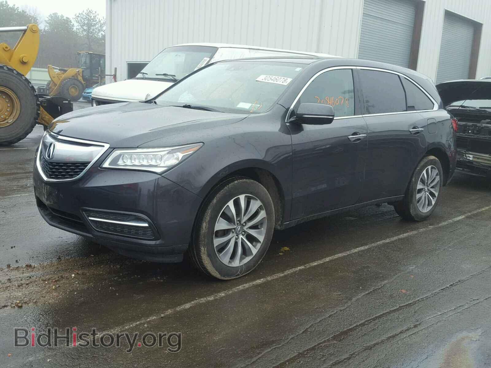 2014 ACURA MDX - VIN: 5FRYD4H41EB047454 - Photo 2