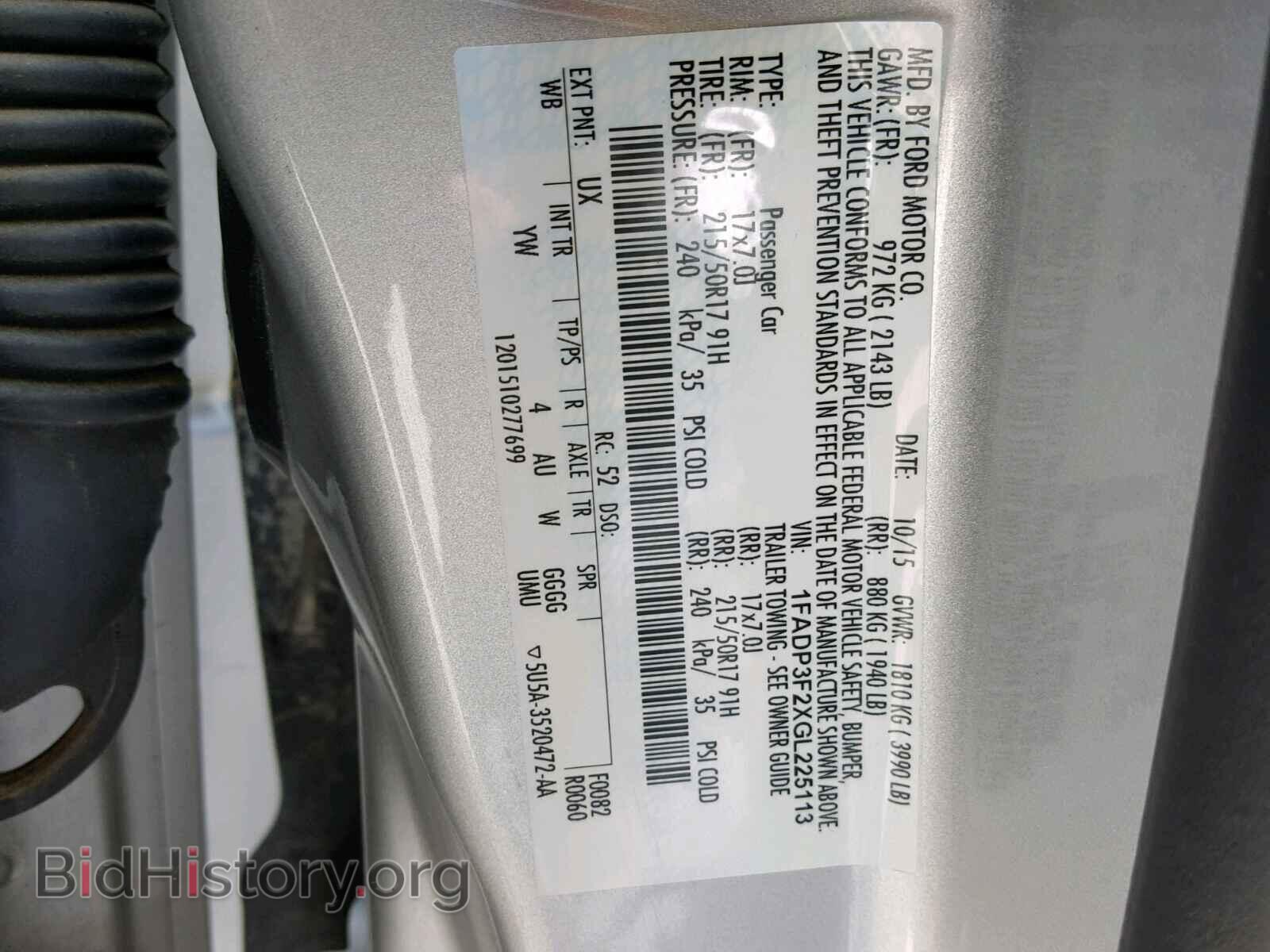 2016 FORD FOCUS - VIN: 1FADP3F2XGL225113 - Photo 10