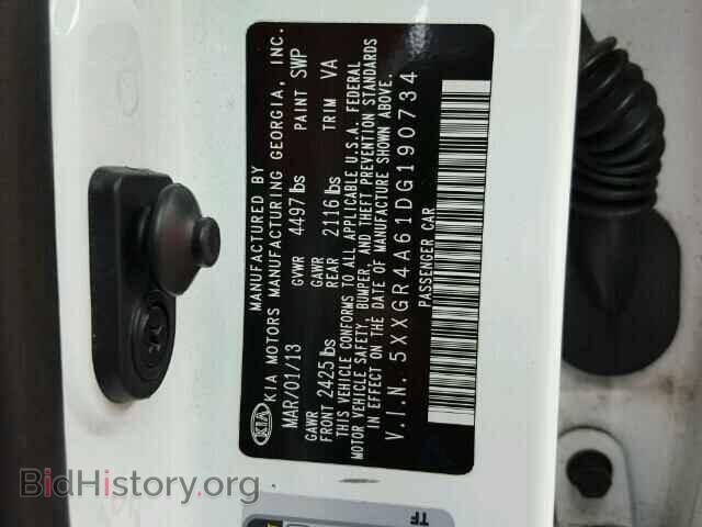 2013 KIA OPTIMA - VIN: 5XXGR4A61DG190734 - Photo 10