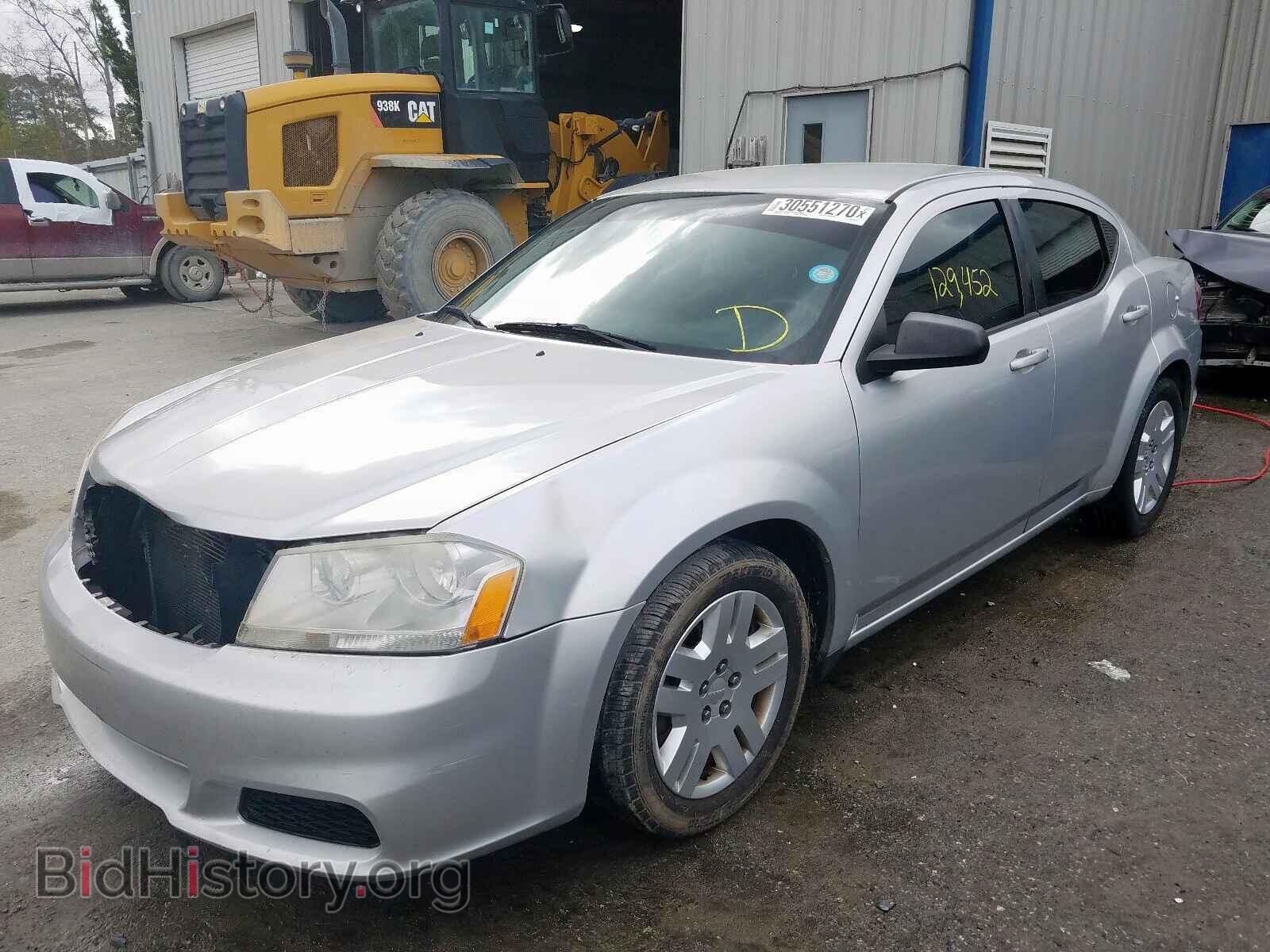 2012 DODGE AVENGER - VIN: 1C3CDZABXCN150876 - Фото 2