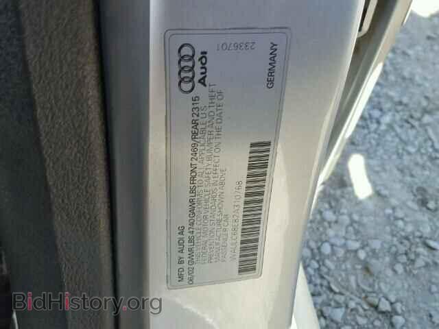 2002 AUDI A4 - VIN: WAULC68E82A310768 - Photo 10