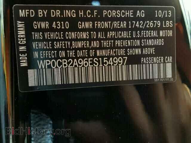 2014 PORSCHE 911 - VIN: WP0CB2A96ES154997 - Фото 10