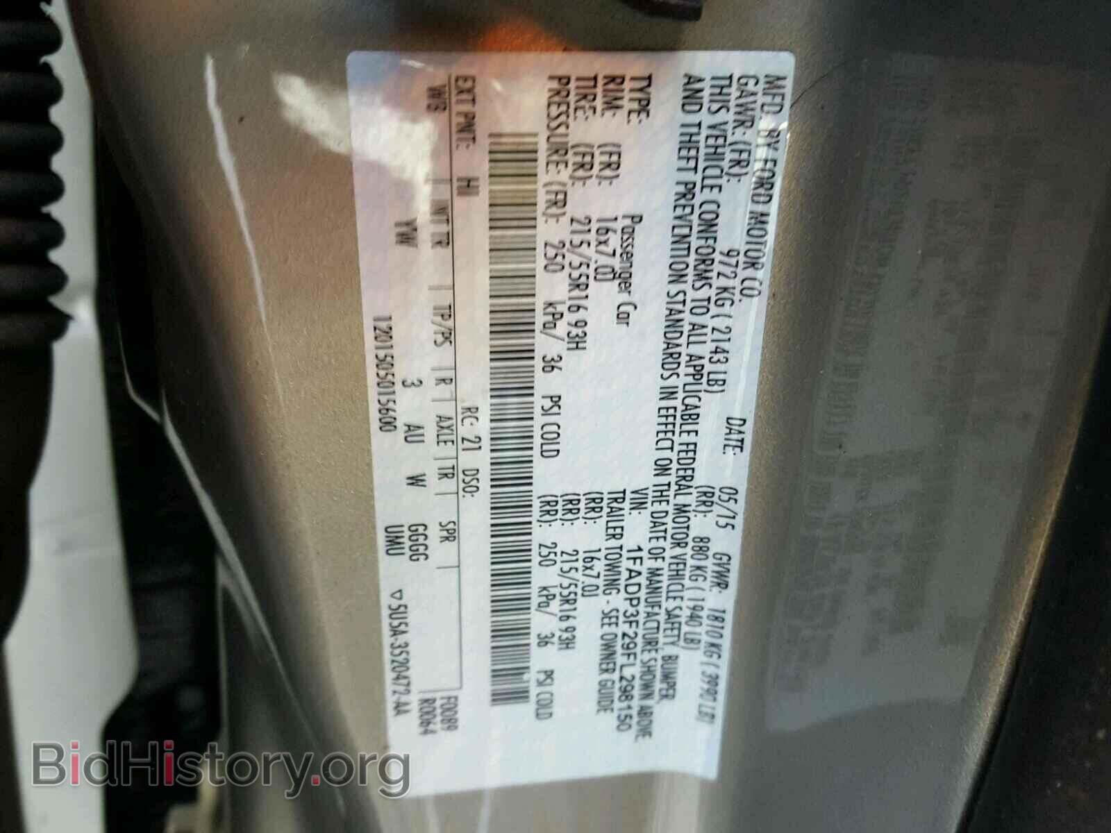 2015 FORD FOCUS - VIN: 1FADP3F29FL298150 - Фото 10