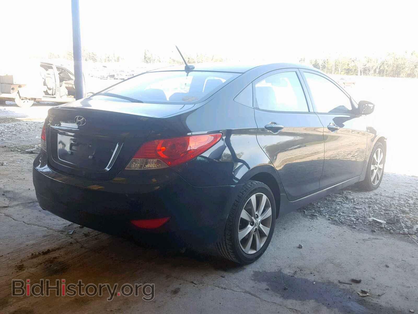 2013 HYUNDAI ACCENT - VIN: KMHCU4AE0DU322652 - Фото 4