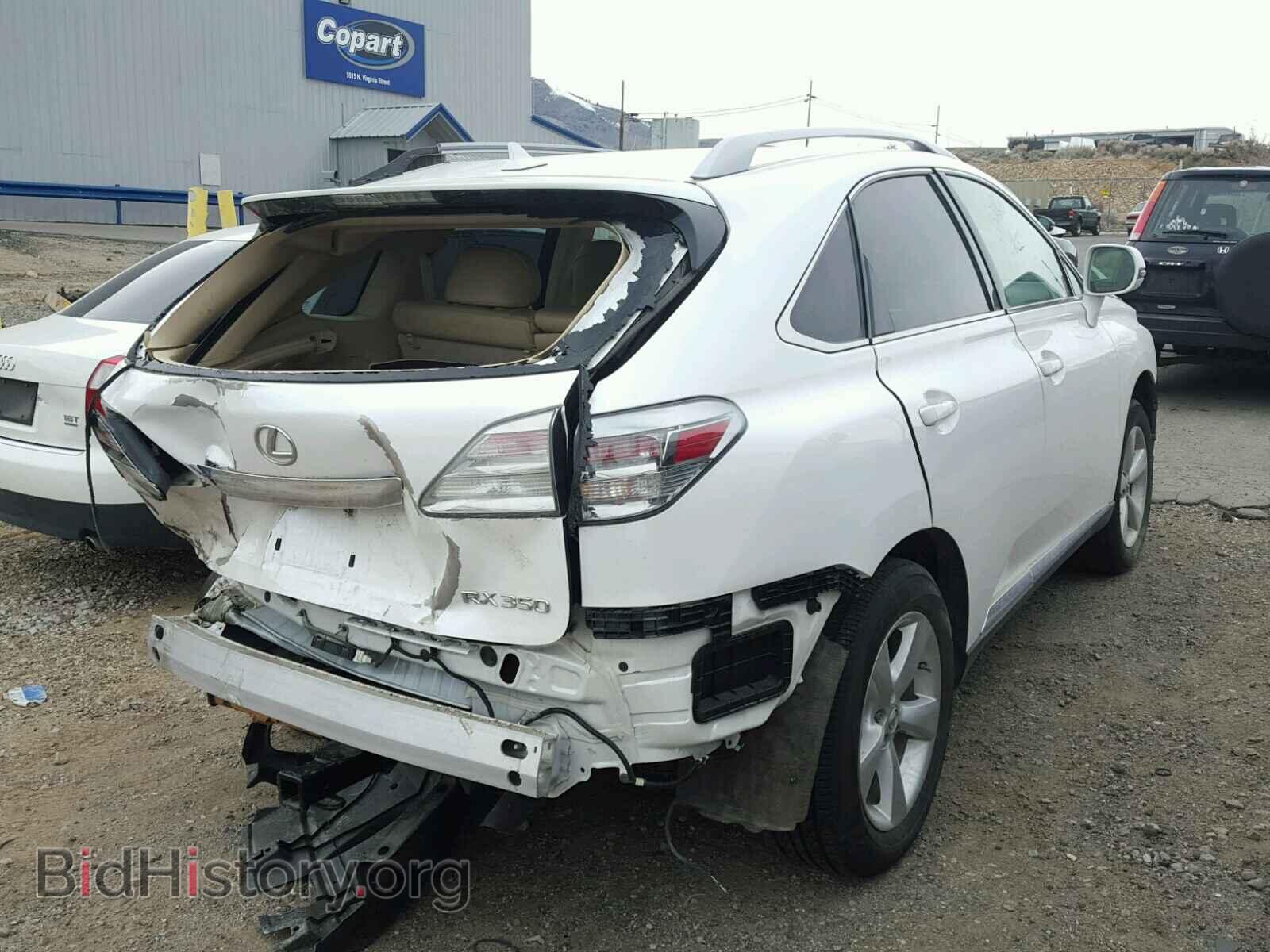 2011 LEXUS RX350 - VIN: 2T2BK1BA3BC093681 - Фото 4