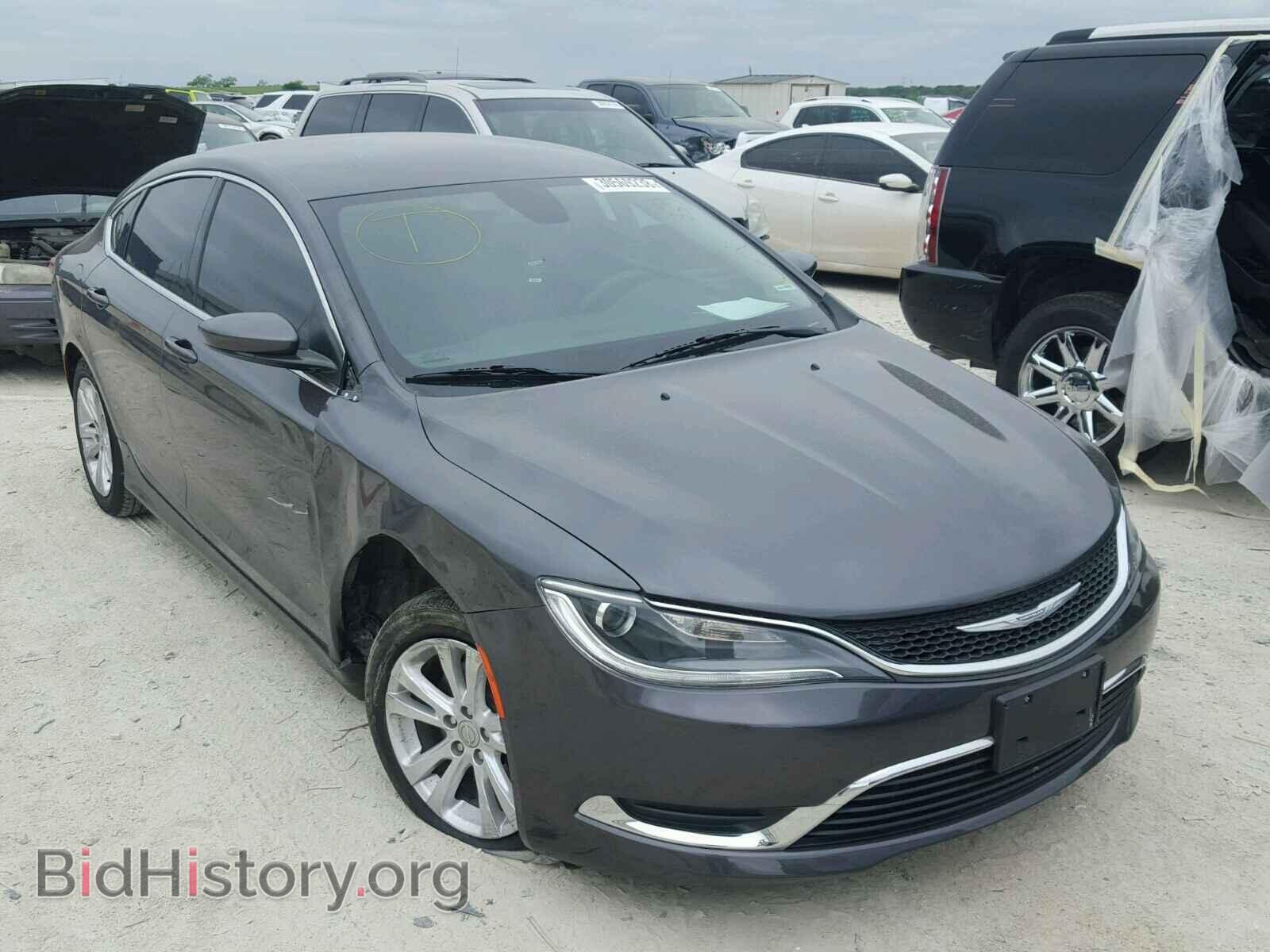 Фотография 1C3CCCAB3GN155357 - CHRYSLER 200 2016