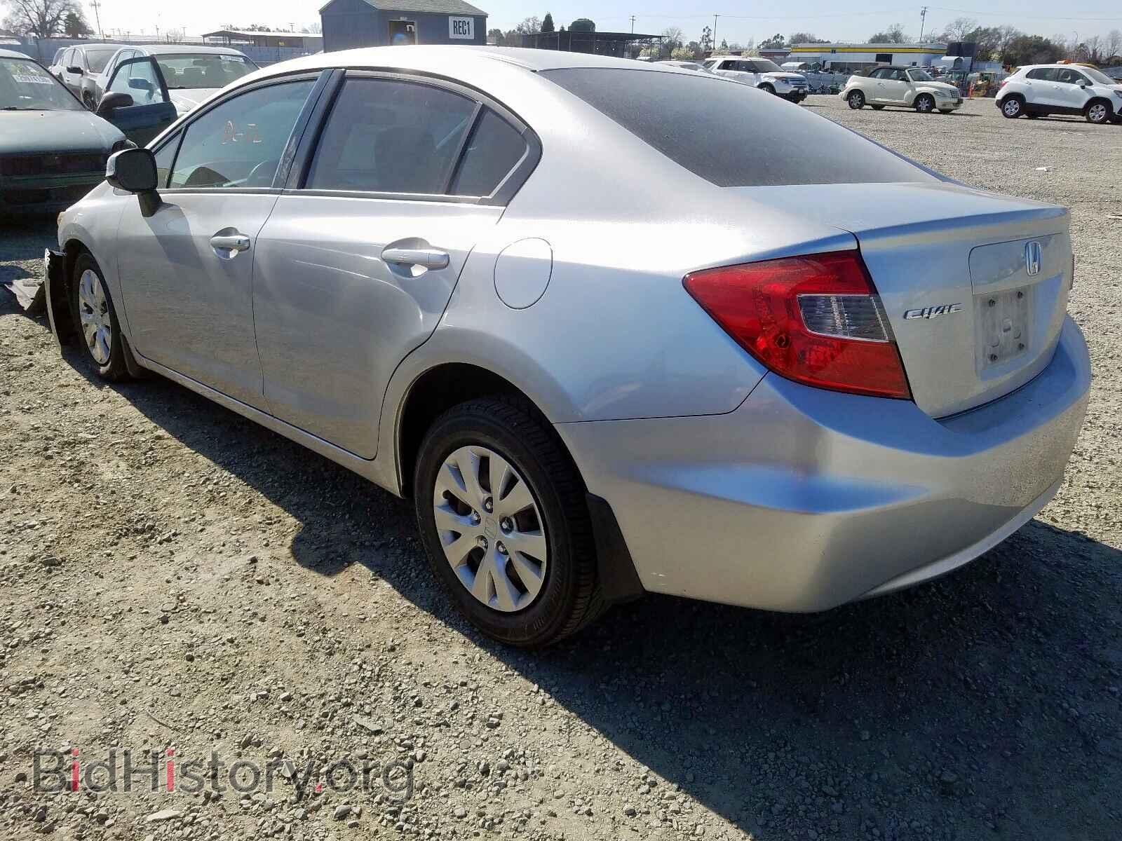 2012 HONDA CIVIC - VIN: 2HGFB2F51CH305186 - Фото 3