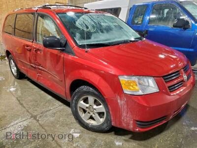 2010 Dodge CARAVAN Grand Cara, красный — VIN 2D4RN4DE3AR178842, Copart