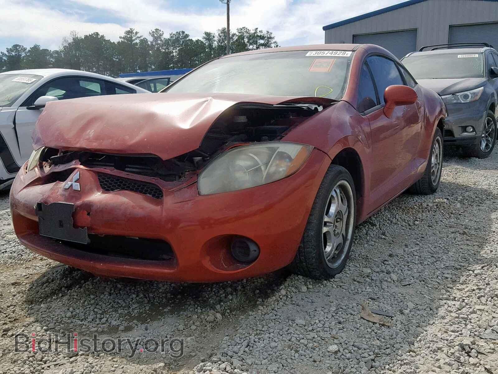 2006 MITSUBISHI ECLIPSE - VIN: 4A3AK24F76E001812 - Фото 2