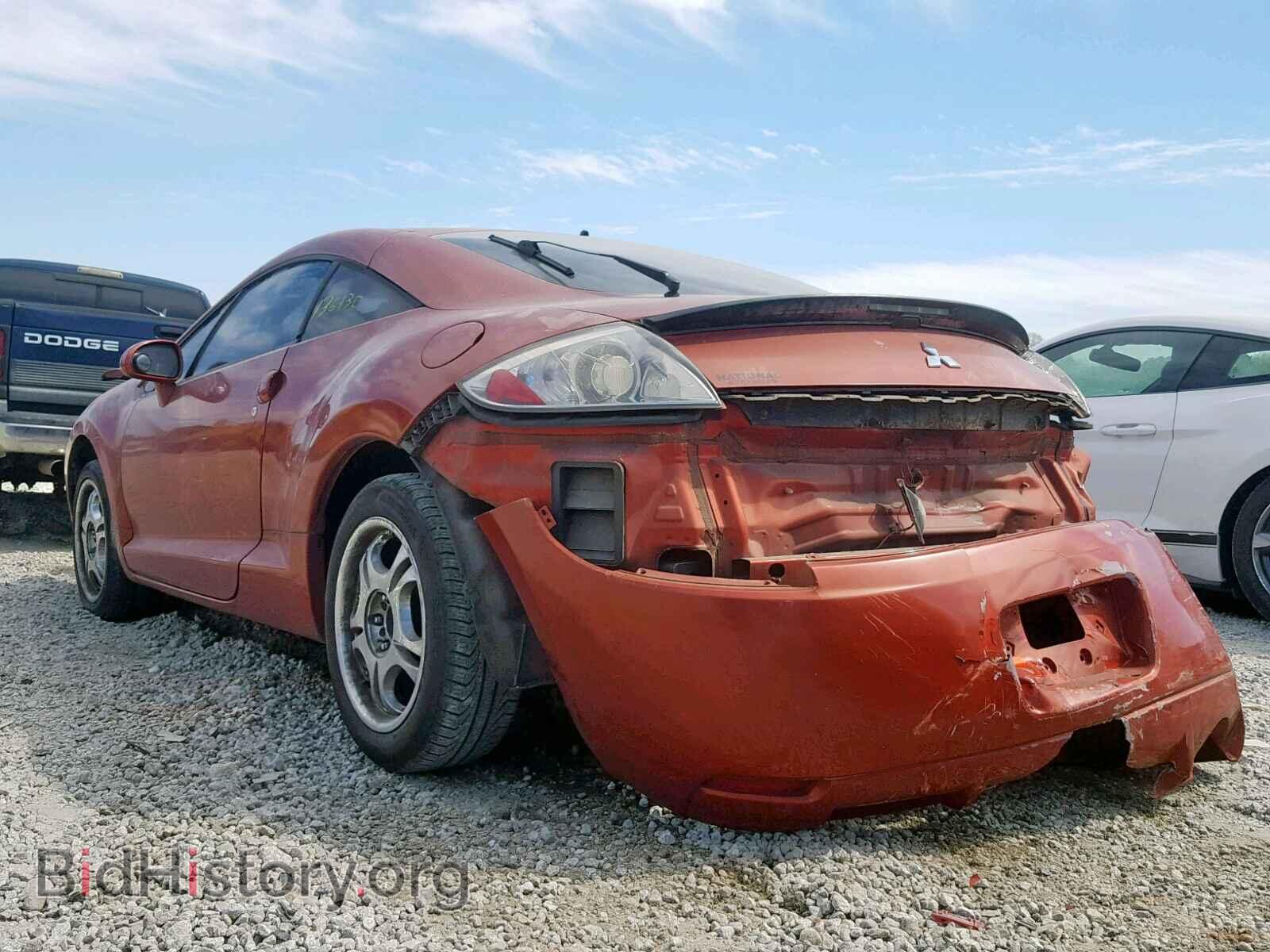 2006 MITSUBISHI ECLIPSE - VIN: 4A3AK24F76E001812 - Фото 3