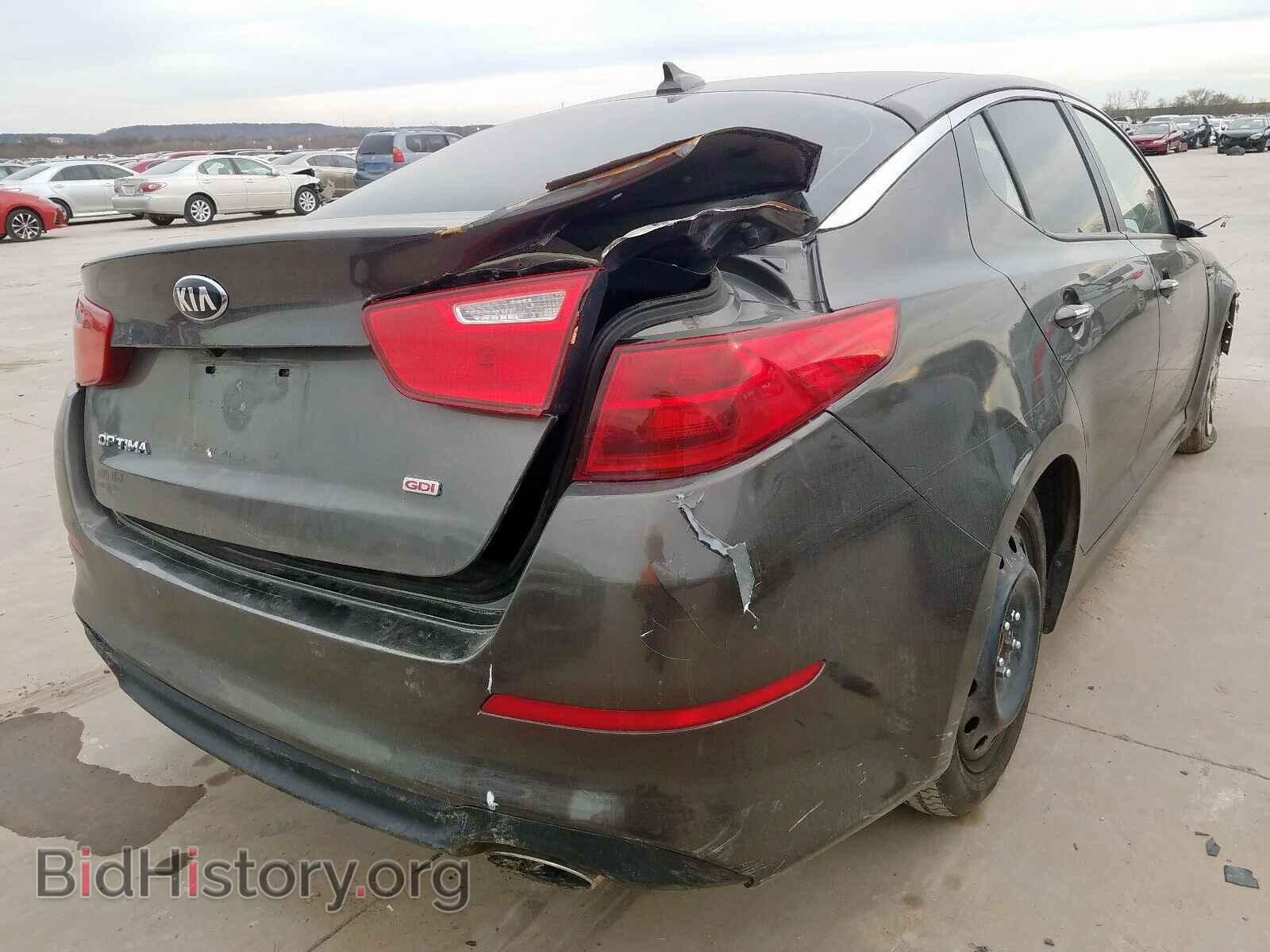 2014 KIA OPTIMA - VIN: 5XXGM4A72EG268236 - Фото 4