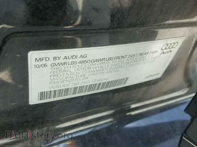 2006 AUDI A4 - VIN: WAUDF78E26A129656 - Photo 10
