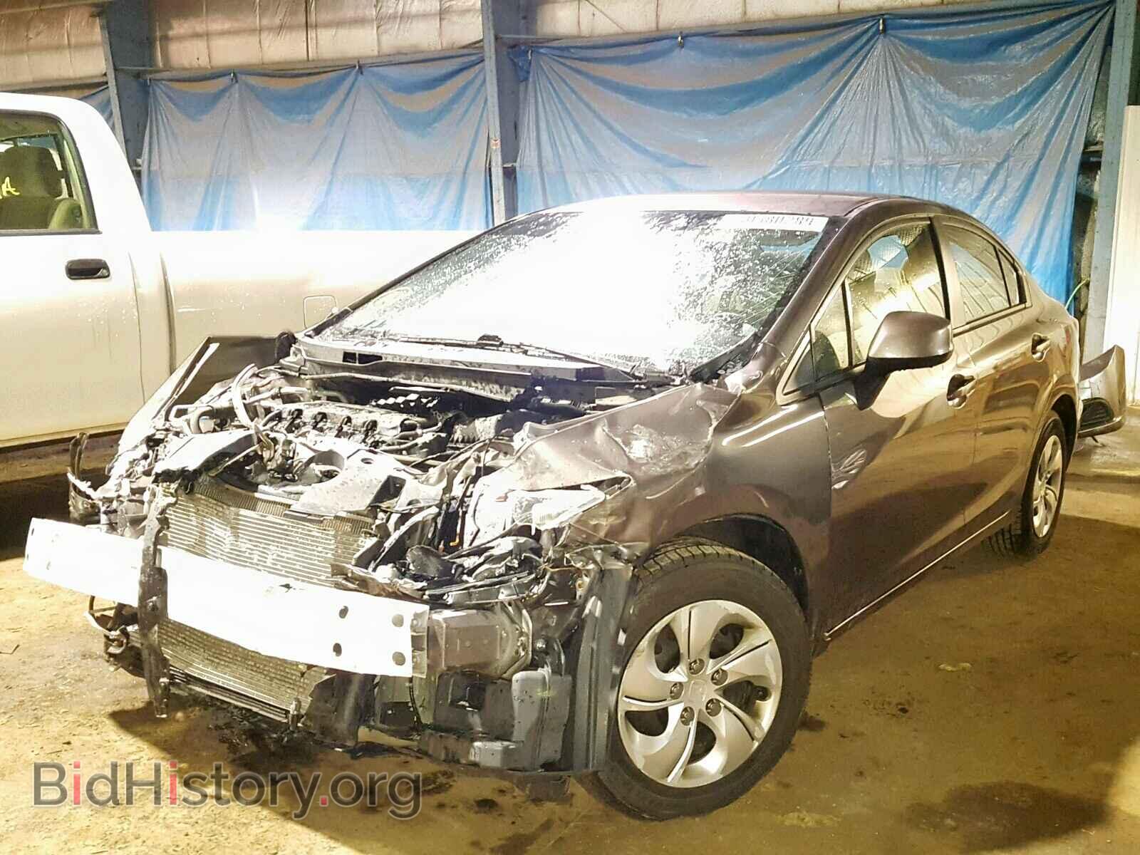 2013 HONDA CIVIC LX - VIN: 19XFB2F53DE001174 - Фото 2