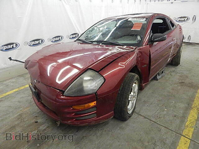 2002 MITSUBISHI ECLIPSE - VIN: 4A3AC84H72E100660 - Фото 2