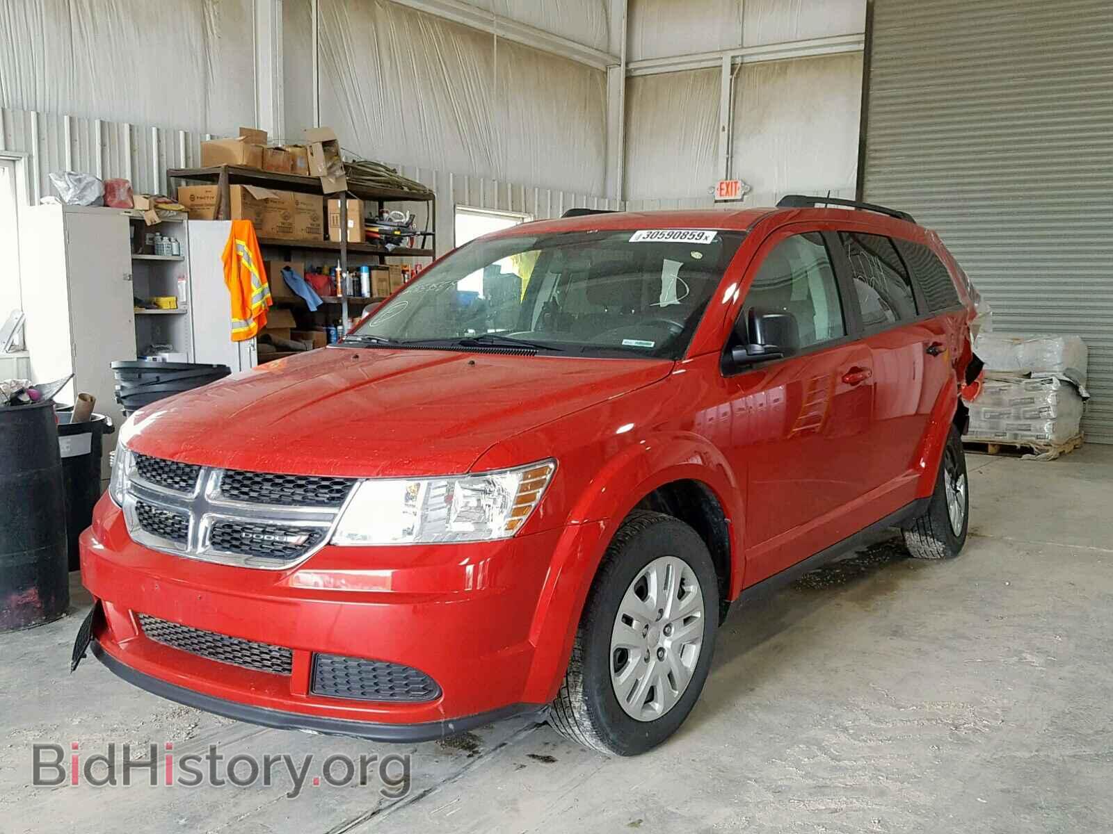 2017 DODGE JOURNEY SE - VIN: 3C4PDCAB9HT653557 - Фото 2