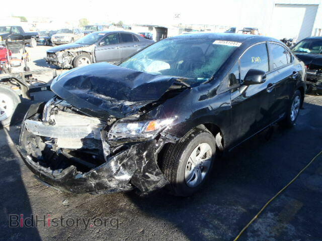 2013 HONDA CIVIC - VIN: 2HGFB2F54DH545687 - Фото 2