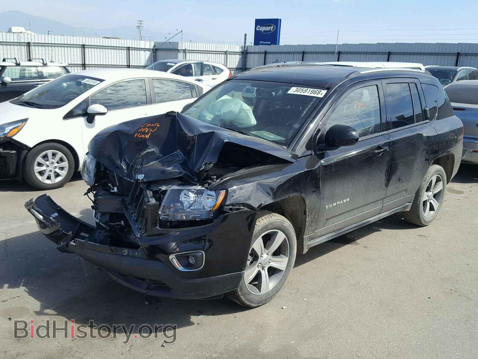 2017 JEEP COMPASS - VIN: 1C4NJCEAXHD119474 - Фото 2
