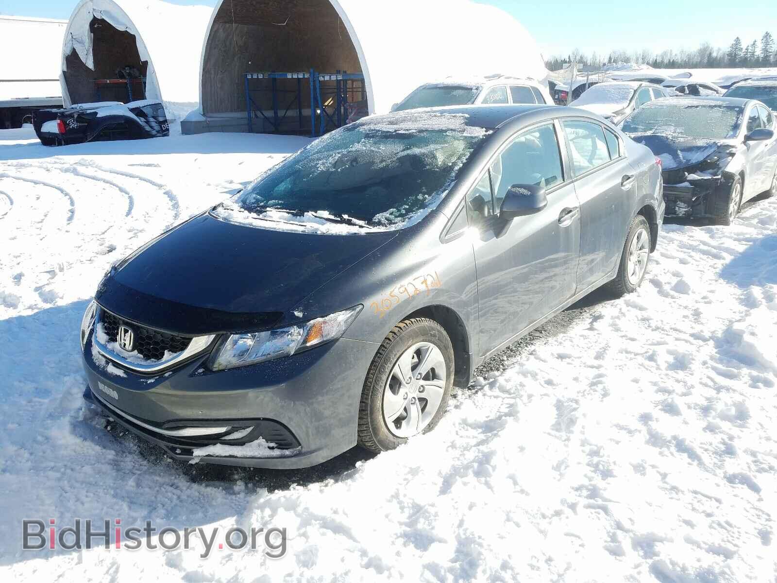 2013 HONDA CIVIC - VIN: 2HGFB2F44DH104391 - Фото 2