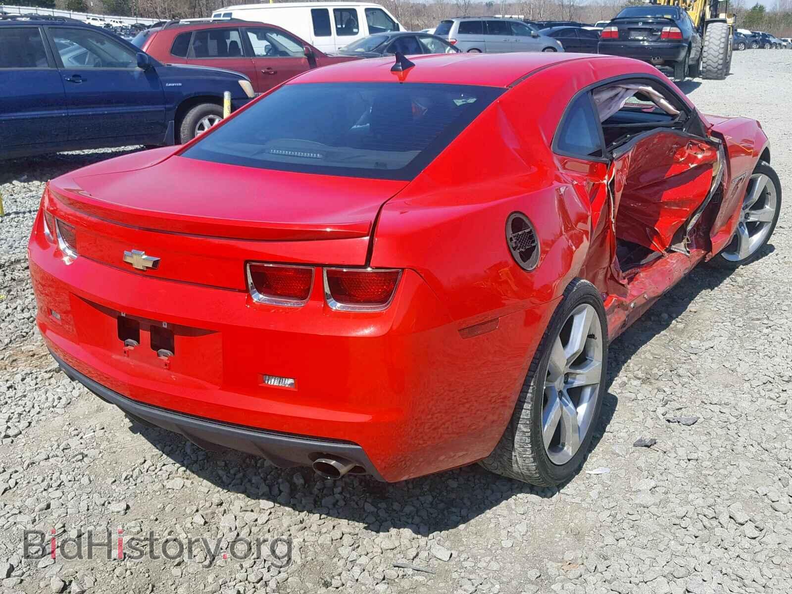 2012 CHEVROLET CAMARO - VIN: 2G1FE1E33C9165208 - Фото 4